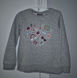 Joe Boxer Gray Kids Sweatshirt with Colorful Graphics
